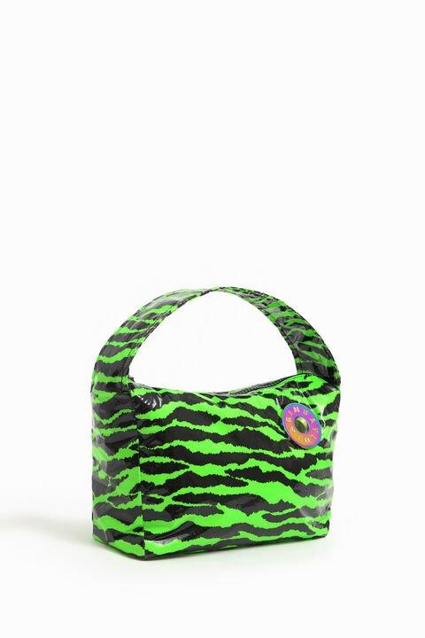 Bolso Hobo L Logo-chimo Verde