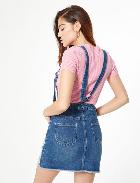 Gonna Salopette Di Jeans di Jennyfer su 21 Buttons