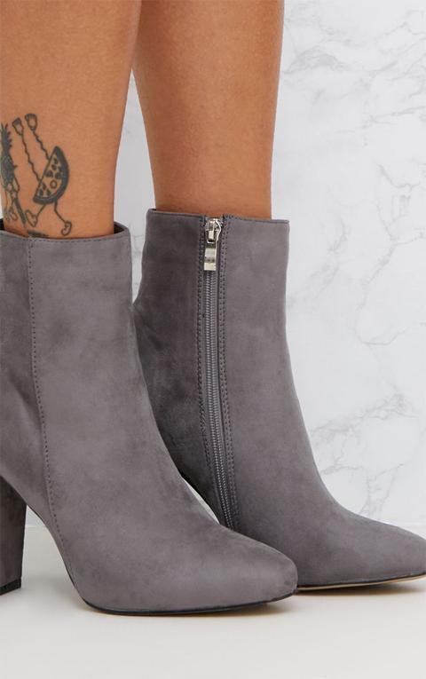 suede gray boots