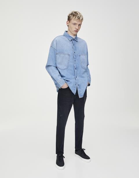 pantalon carrot pull and bear