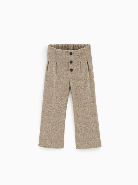 Pantaloni Culotte Bottoni