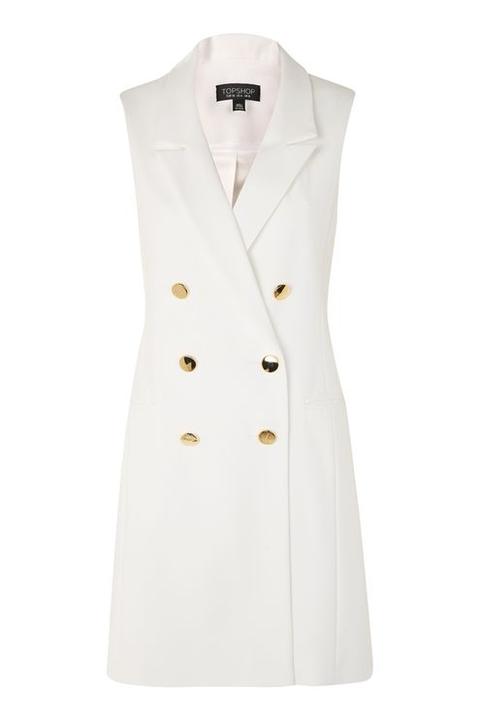 Sleeveless Blazer Dress