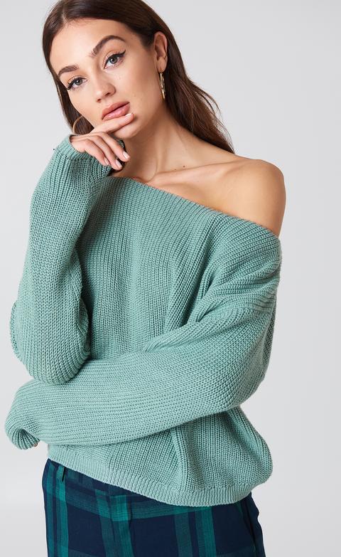 Cropped Knitted Sweater