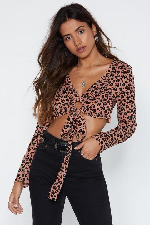 Give Me A Ring Leopard Top