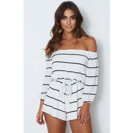 March Romper Stripe