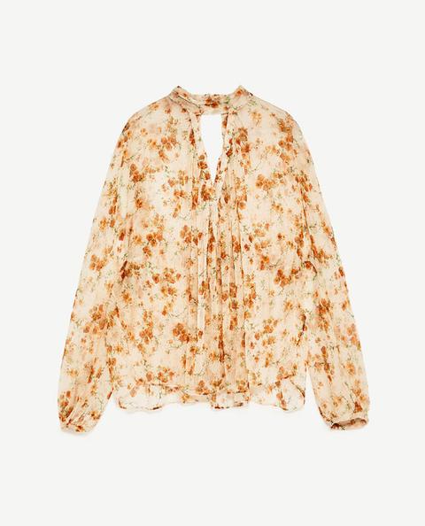 Blusa Bambula Estampado Floral