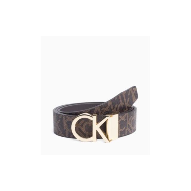 calvin klein reversible monogram belt