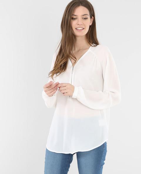 Blusa Con Zip