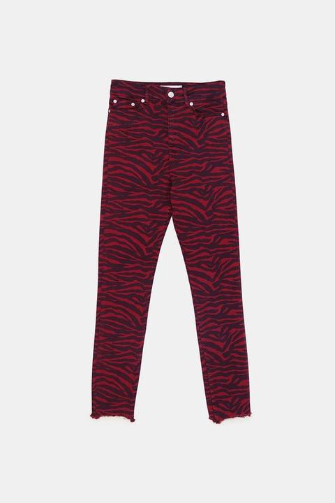 Jeans Zw Premium Red Zebra