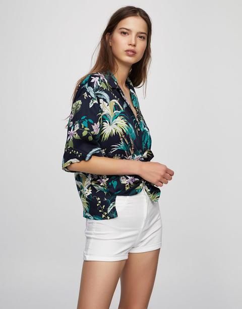 Camisa Estampado Tropical