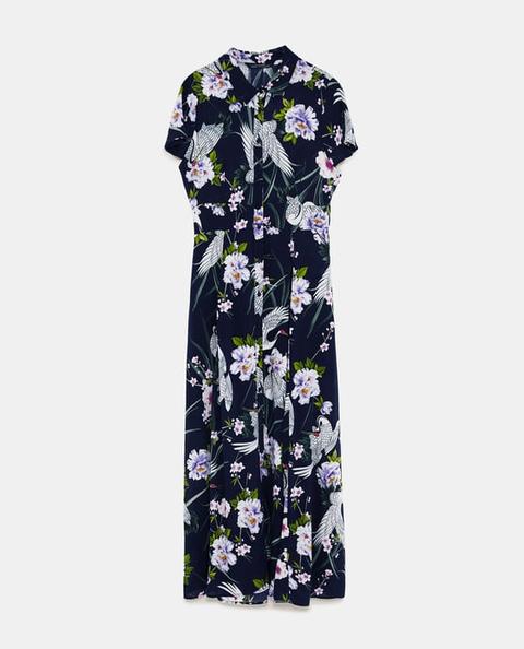 Vestito Lungo Stampa Floreale