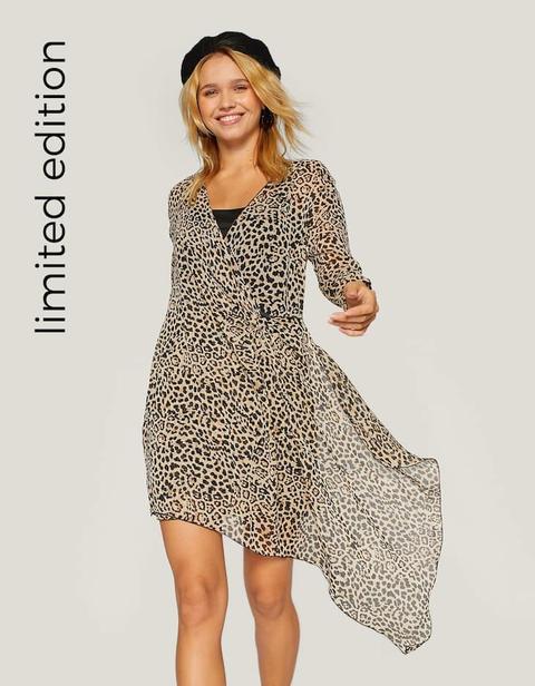 Vestido Corto Leopardo