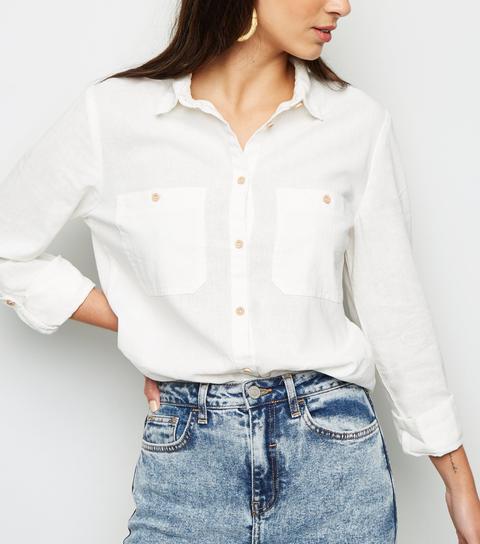 New look linen shirt Clearance