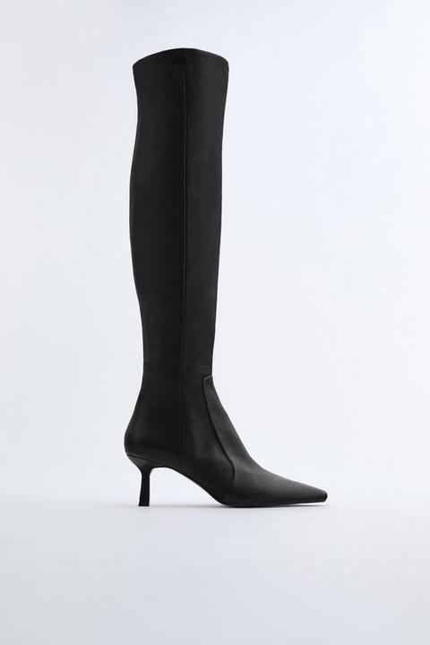 Bota Xl Piel Tacón Fino