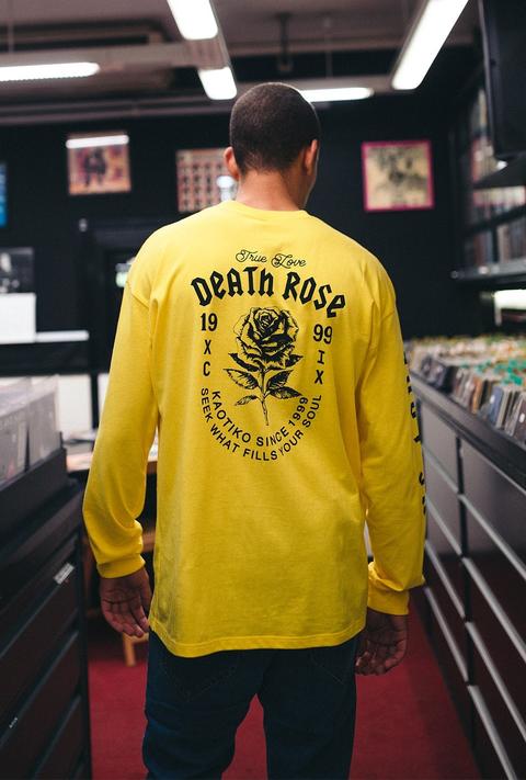 Camiseta Manga Larga "death Rose"