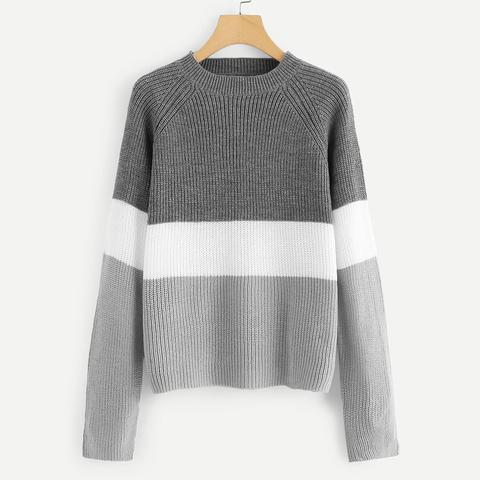 Maglia Manica Raglan Color Block