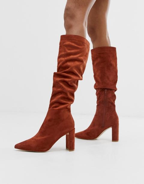 slouch knee boots