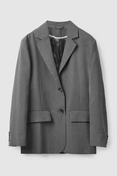 Single-breasted Wool Blazer