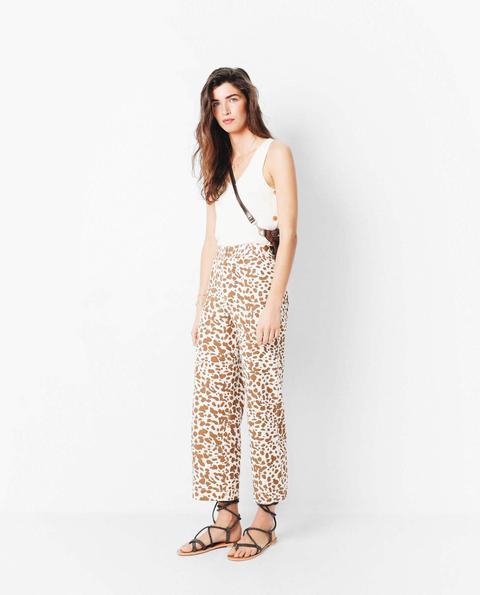 Pantalón Culotte Animal Print