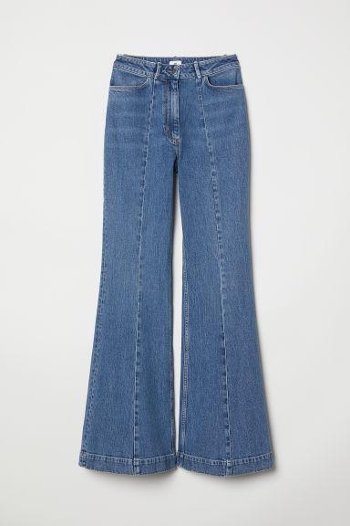 H & M - Flare High Jeans - Azul