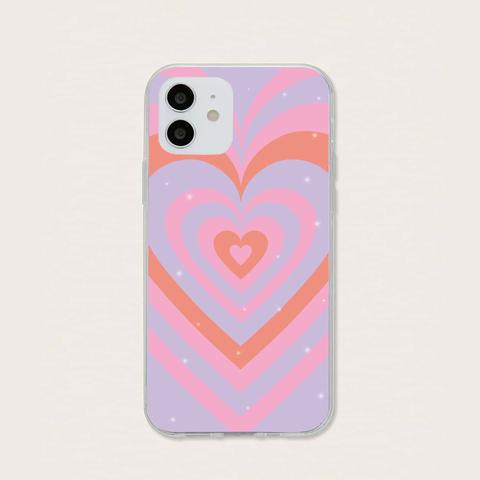 Heart Print Phone Case