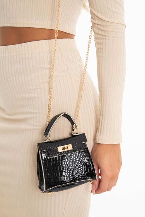 croc mini handbag