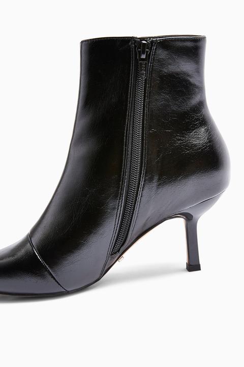 Womens Maci Black Point Ankle Boots 