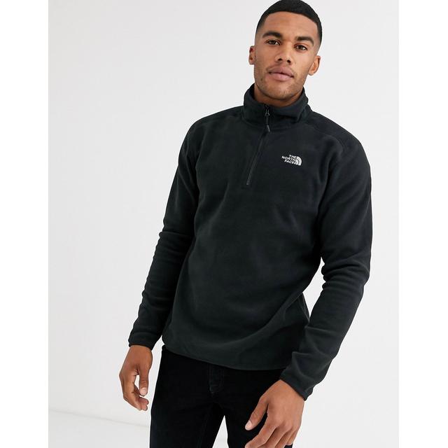 half zip north face fleece