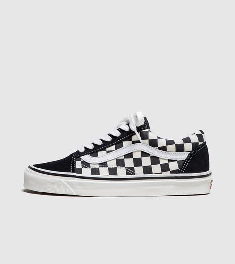 Vans Anaheim Old Skool Checkerboard Women's, Black/white