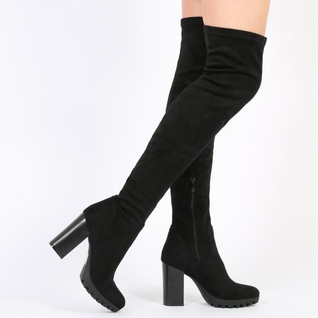 thigh boots in public