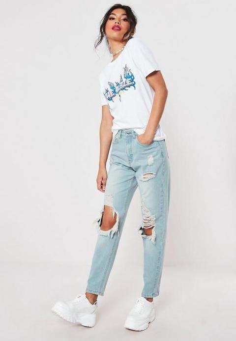 vintage ripped jeans