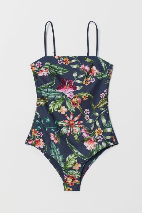 H & M - Traje De Baño - Azul
