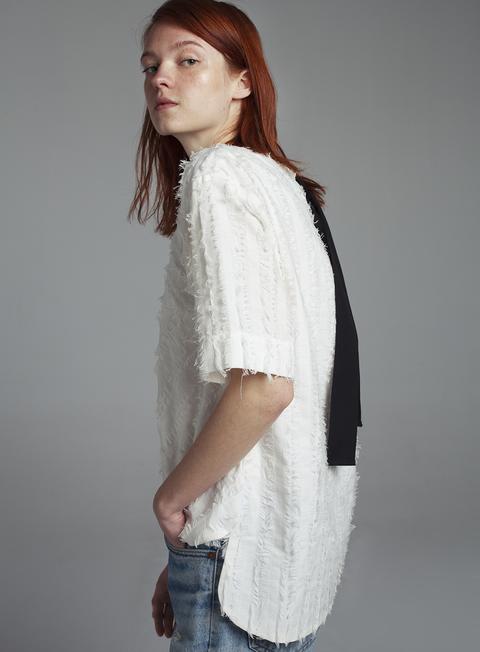 White Texture Top
