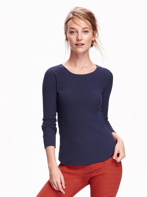 Thermal Crew-neck Tee For Women