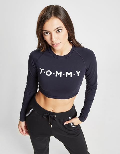 tommy hilfiger belly top