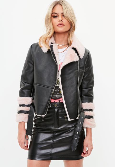 petite aviator jacket