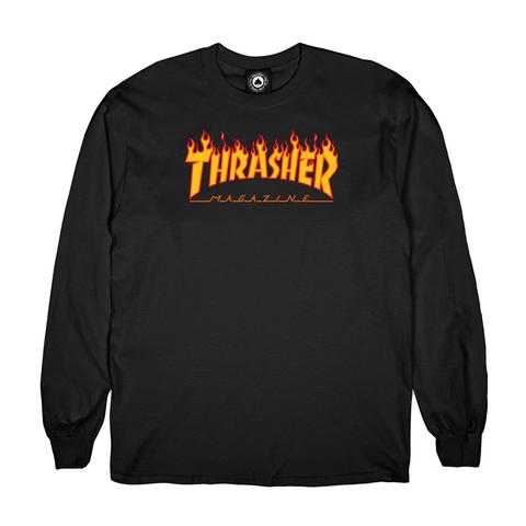 Flame Logo Longsleeve T-shirt (black)