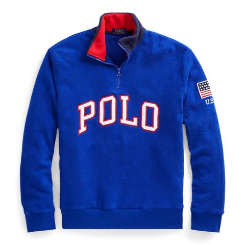 Sudadera Polo Con Media Cremallera