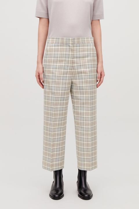 Straight-leg Checked Trousers from COS 