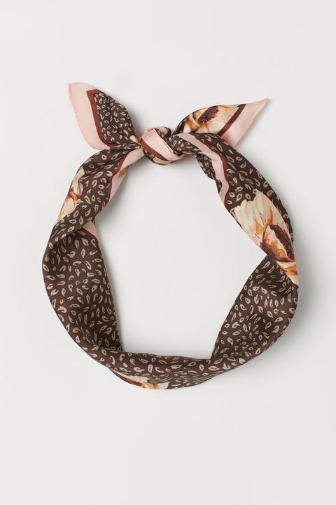 H & M - Pañuelo/cinta De Pelo - Marrón