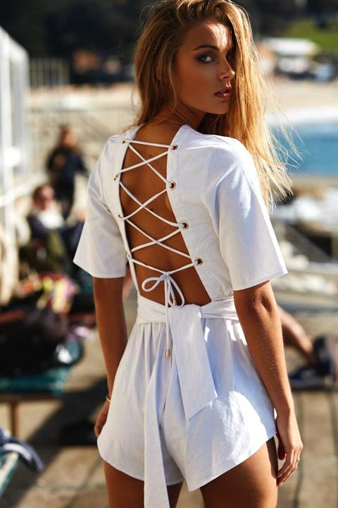 Backless Ballari Playsuit