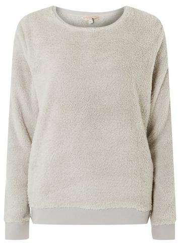 Womens Grey Snuggle Jumper- Grey, Grey