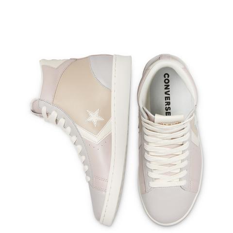 neutral tones pro leather high top