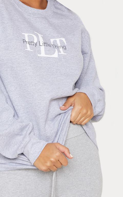 pretty little thing grey sweatshirt