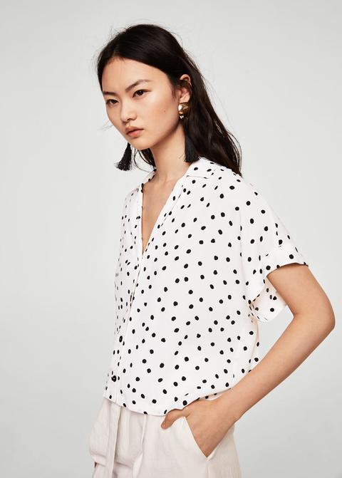 Blusa Estampado Lunares