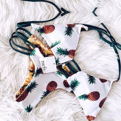 Isabelle Pineapple Bikini Set