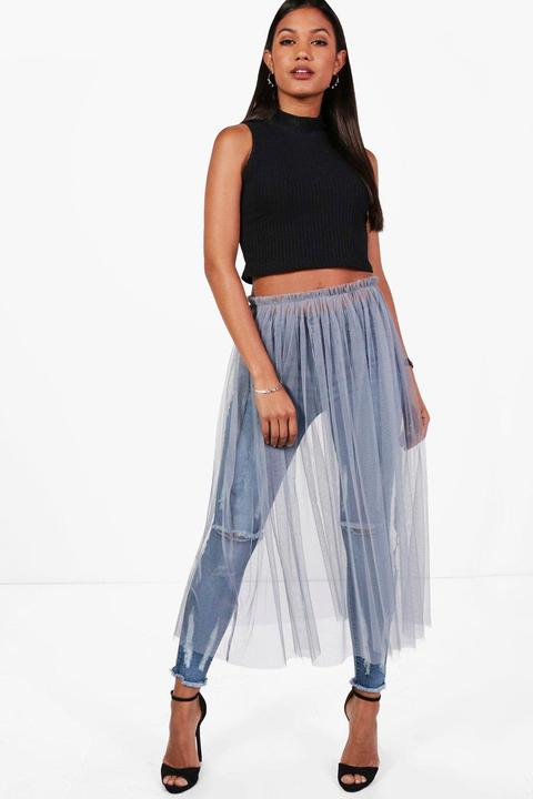 Nolita Tulle Overlay Skirt