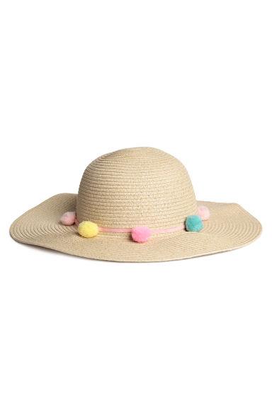 H & M - Cappello In Paglia - Beige