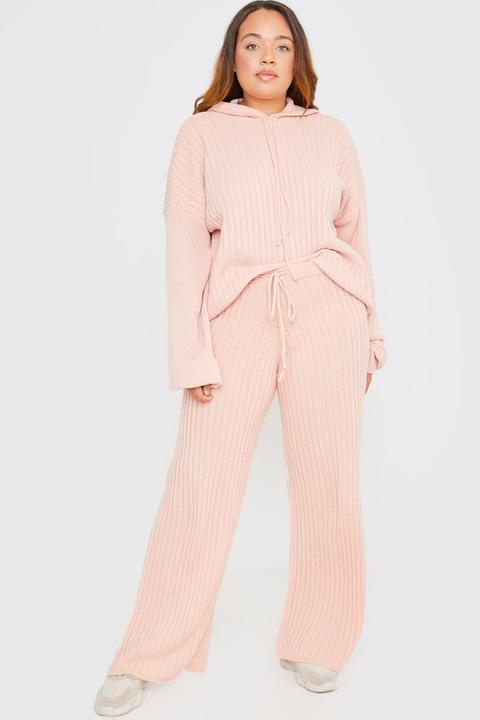 Blush Co-ords - Plus Size Lorna Luxe Blush 'lullaby' Trouser Co-ord