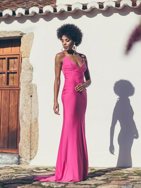 Pink Long Dress